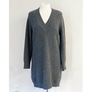 360 Cashmere Grey Sweater Dress